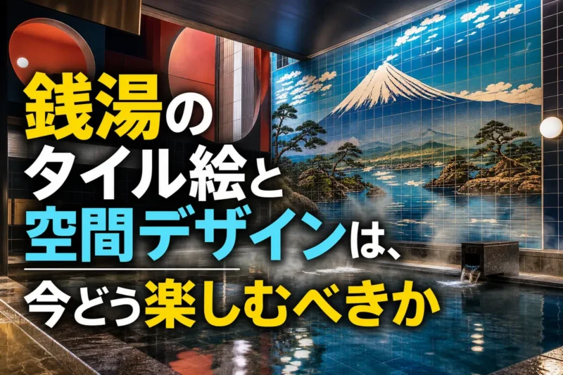 銭湯のタイル絵と空間デザインは、今どう楽しむべきか