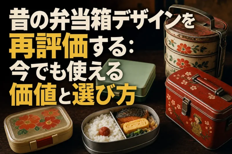 昔の弁当箱デザインを再評価する：今でも使える価値と選び方