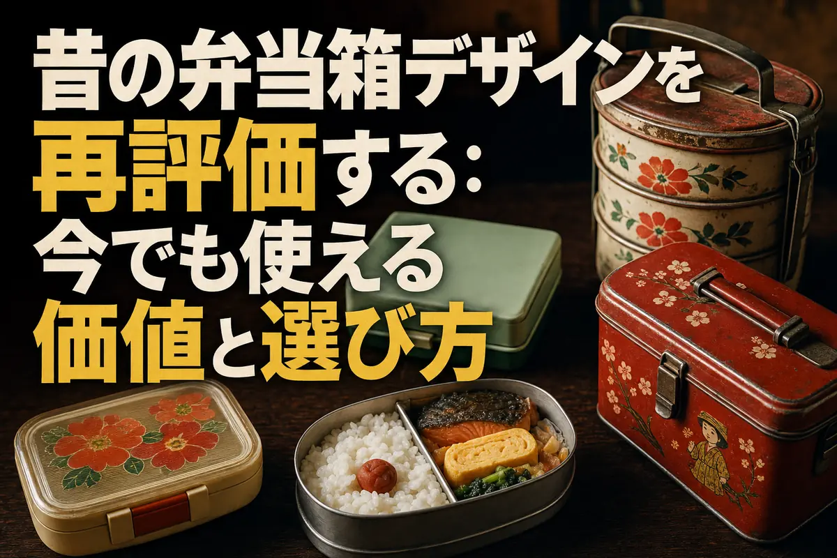 昔の弁当箱デザインを再評価する:今でも使える価値と選び方