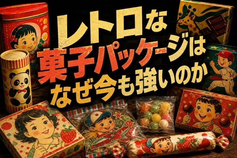 レトロな菓子パッケージはなぜ今も強いのか