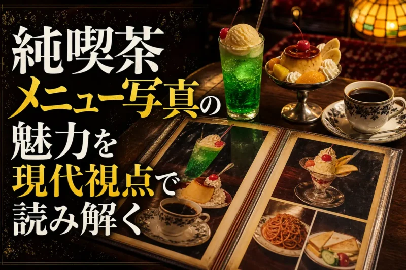 純喫茶メニュー写真の魅力を現代視点で読み解く