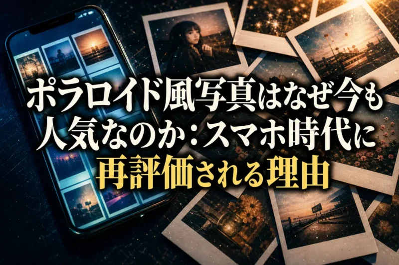 ポラロイド風写真はなぜ今も人気なのか：スマホ時代に再評価される理由