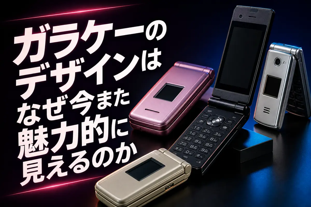 ガラケーのデザインはなぜ今また魅力的に見えるのか