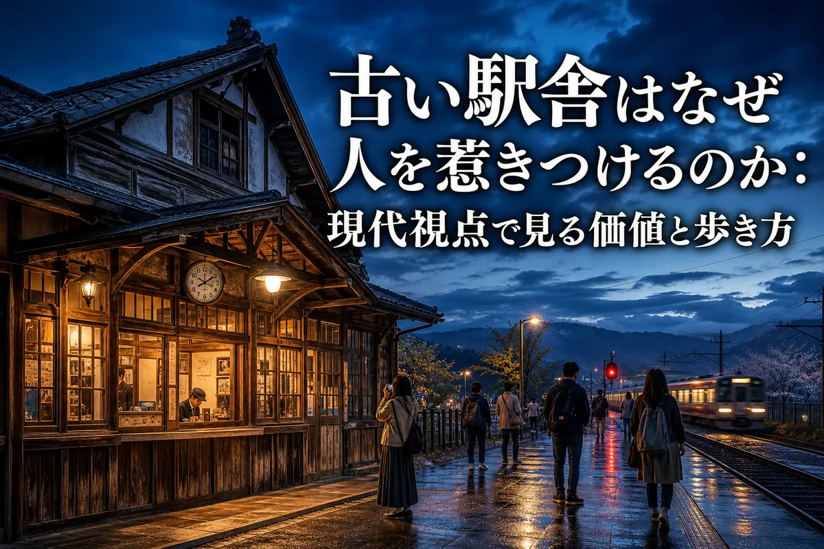 古い駅舎はなぜ人を惹きつけるのか:現代視点で見る価値と歩き方